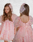 Enchanted Dress & Hair Bow (Made to order) MK036