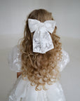 Hope-Kleid und Haarschleife (Auf Bestellung gefertigt)