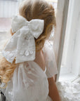 Hope-Kleid und Haarschleife (Auf Bestellung gefertigt)