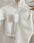 Mik & Me Luxe Track Set - Cream