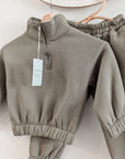 Mik & Me Luxe Track Set - Khaki