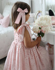 Arabella Handmade Pink Crochet Girls Dress 🌸