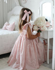 Arabella Handmade Pink Crochet Girls Dress 🌸