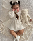 Alena Knit Dress - White