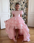 Isabella Special Occasion Dress - Full length with removable train MK008