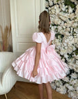 Isabella Special Occasion Dress - Full length with removable train MK008