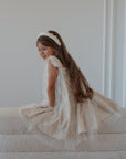 Pearl Girl Dress Ivory - Made To Order