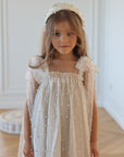 Pearl Girl Dress Ivory - Made To Order