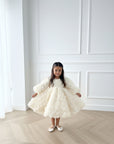 Rose Dress - Ivory (Made to order) MK033