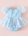 Enchanted Blue Romper - Pre-Order one week