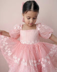 Enchanted Princess Dress & Hair Bow (Made to order) MK014