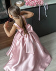 Mia Satin Girls Special Occasion Dress (Made to order) 🩷🪄
