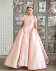 Adeline Mikado Satin Dress - Made to order