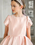Adeline Mikado Satin Dress - Made to order