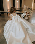 Sophia Mikado Flower Girl Dress MIK & ME Exclusive (Made to order) MK003