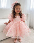 Enchanted Dress & Hair Bow (Made to order) MK036