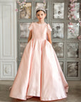 Adeline Mikado Satin Dress - Made to order