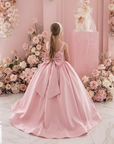 Mia Satin Girls Special Occasion Dress (Made to order) 🩷🪄