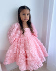 Rose Dress & Hair Bow - MIK & Me Exclusive (Made to order) 🩷