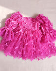 Hot Pink Butterfly Party Dress