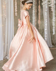 Adeline Mikado Satin Dress - Made to order