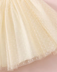 Swiss Dot Tutu Dress - Yellow