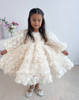 Rose Dress & Hair Bow - MIK & Me Exclusive (Made to order) š¤