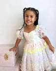 Fairy Floss Butterfly Puff Sleeve Dress - PRE-ORDER 2 WEEKS 🩷