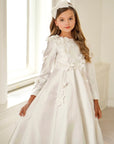 Mikado Satin Dress & Hair Band