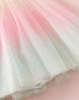Swiss Dot Tutu Dress - Rainbow