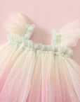 Swiss Dot Tutu Dress - Rainbow