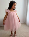 Swiss Dot Tutu Dress - Pink