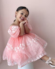 Enchanted Princess Dress & Hair Bow (Made to order) MK014
