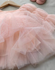 Pink Princess Swiss Dot Dress