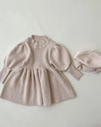 Alena Strickkleid - Beige