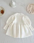 Alena Knit Dress - White