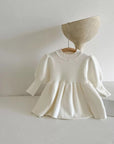 Alena Knit Dress - White