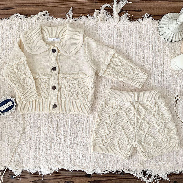 Maria Knit Cardigan & Shorts Set