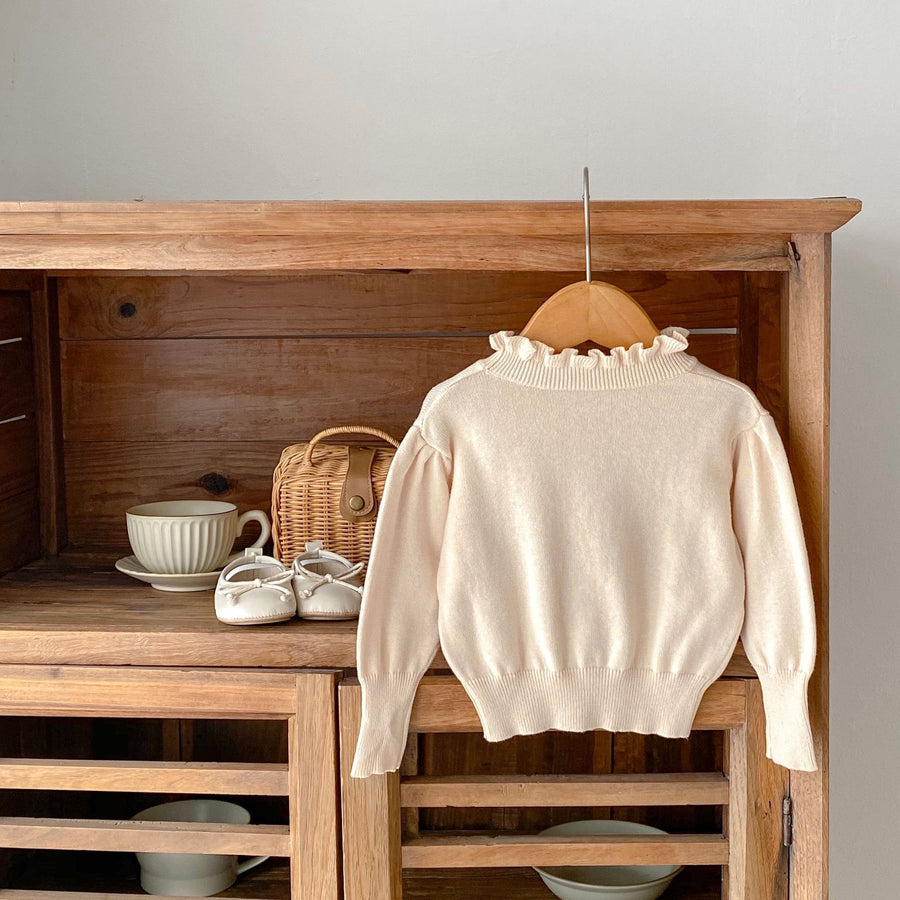 Beiges Stricktop