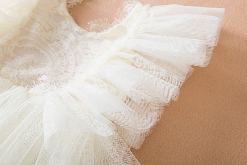 Audrey Tutu-Kleid - Weiß 