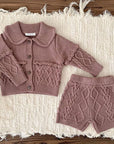 Maria Knit Cardigan & Shorts Set