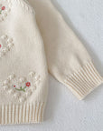 Girls Floral Knit Set