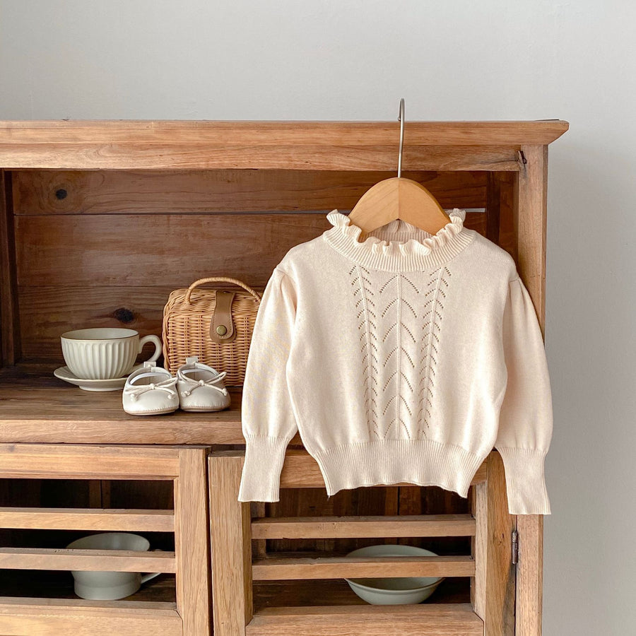 Beiges Stricktop