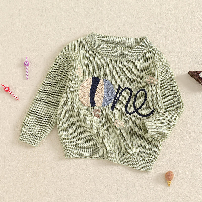 First Birthday Knit Jumper : One