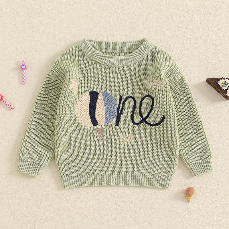 First Birthday Knit Jumper : One