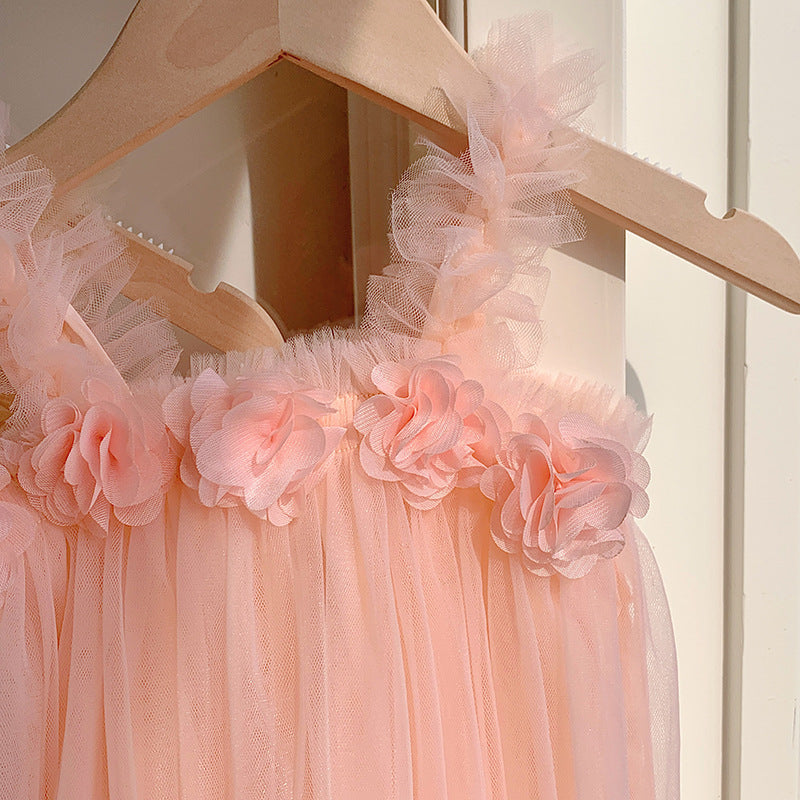 Sweet Rose Tutu-Kleid - Pfirsichrosa
