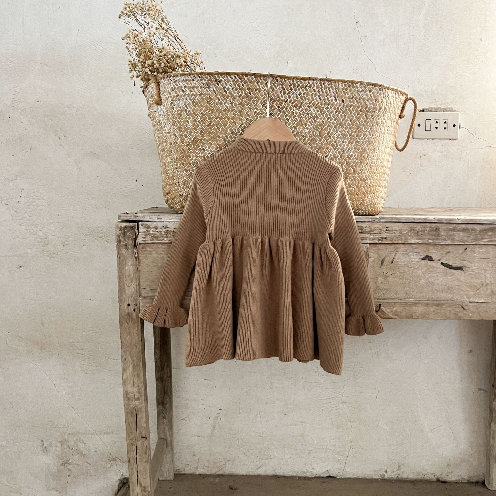 Aliya Knit Dress - Tan