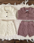 Maria Knit Cardigan & Shorts Set