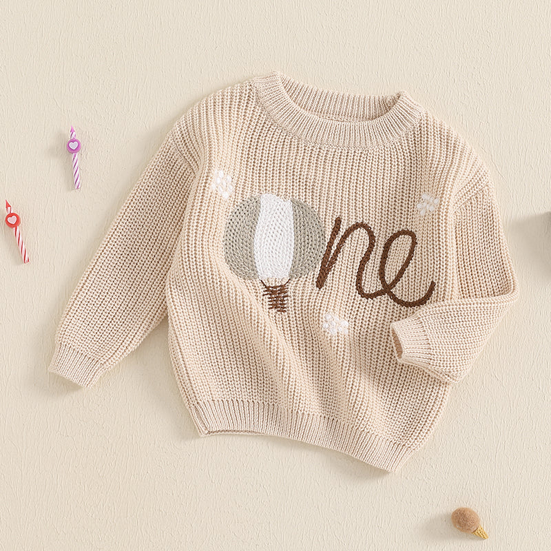First Birthday Knit Jumper : One