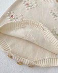 Girls Floral Knit Set